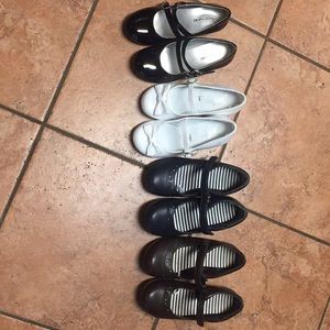 4 pair little girl size 12,dress shoes